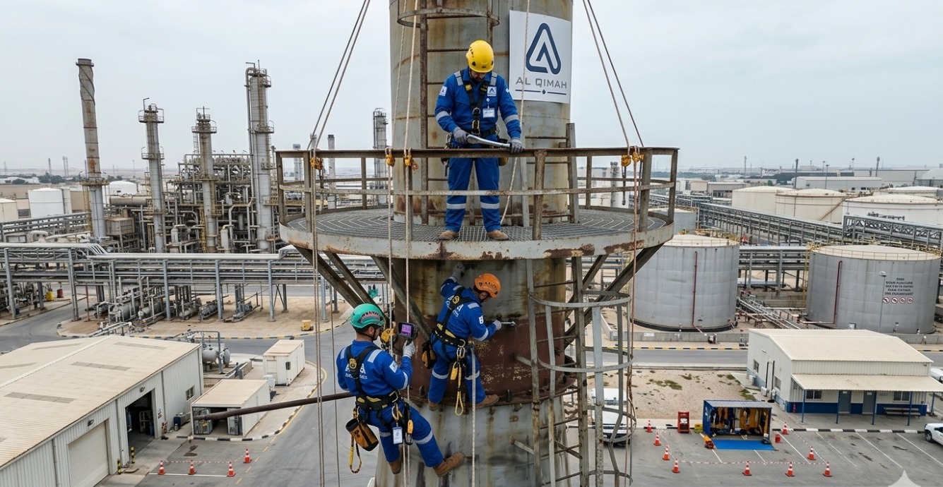 Oil and Gas refinery inspection by Al Qimah